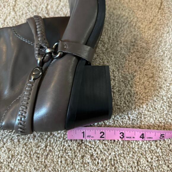 B Makowsky Gray Western Wear Cowboy Boots w/ Removable Harnesses Size 7.5 - Picture 11 of 11